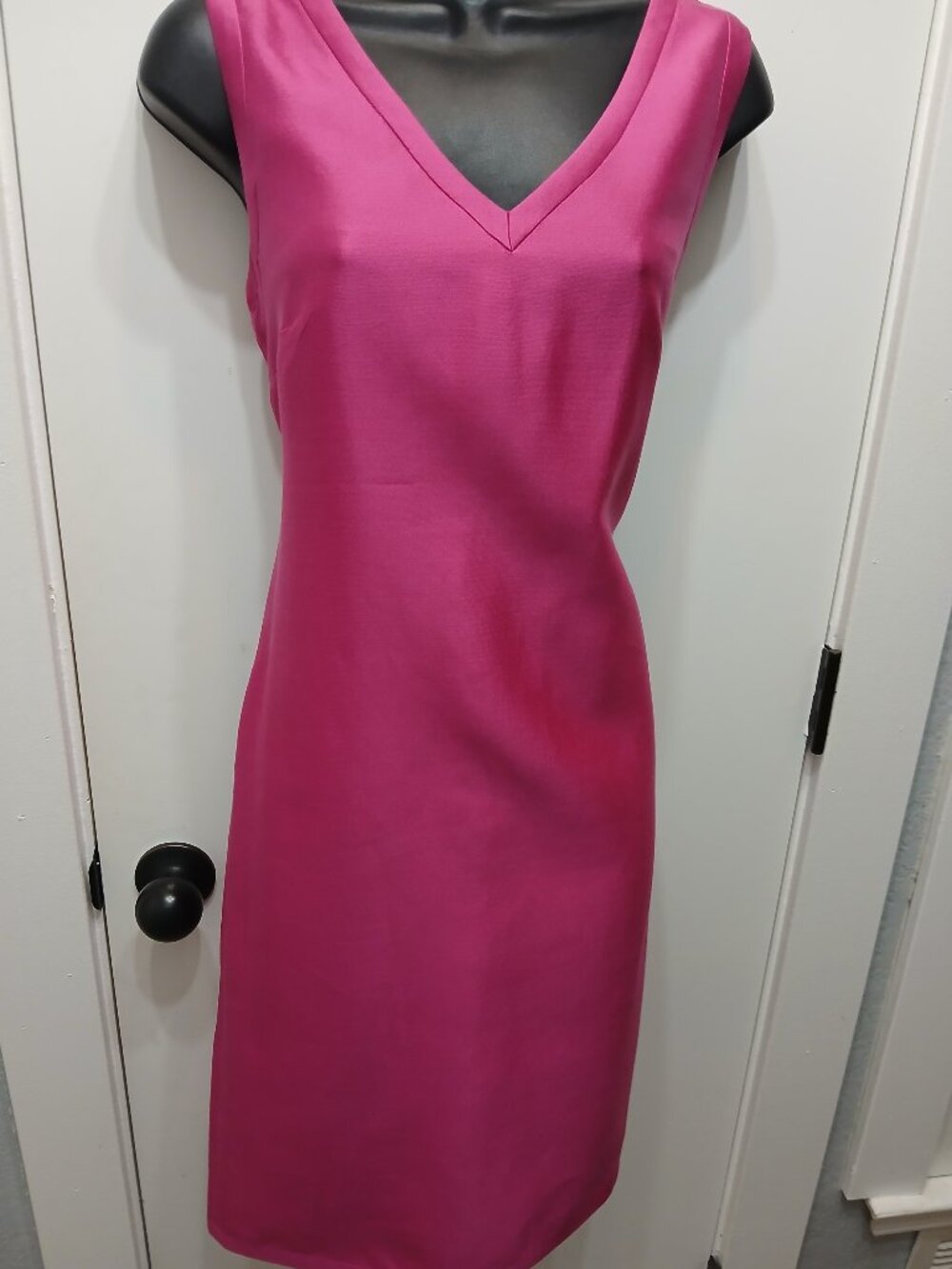 Talbots Silk & Cotton V neck dress❤️🩷